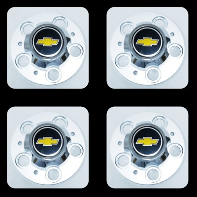 #ad #ad 4 PCS CHEVROLET CHEVY GMC TRUCK 5 LUG 15quot; 15x8 15x7 RALLY WHEEL CENTER HUB CAPS $48.99