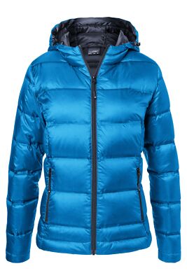 James & Nicholson Ladies' Hooded Down Jacket JN1151