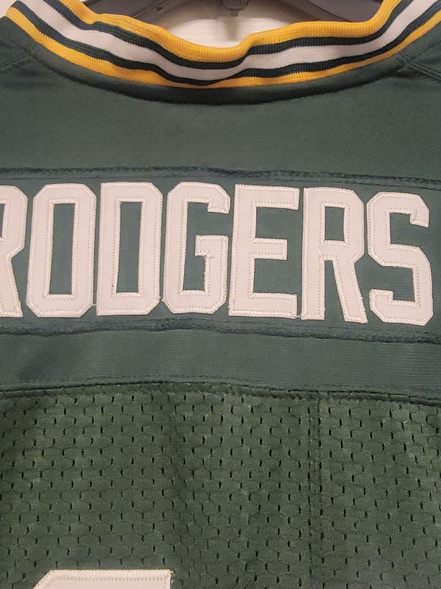 Aaron Rodgers Green Bay Packers NFL Nike Elite On Field