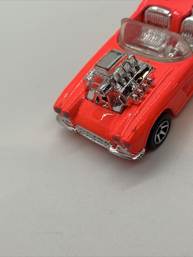 1994 Hot Wheels '58 CORVETTE COUPE Hot Pink 1995 Model Series - Picture 2 of 10
