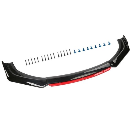 4PCS Car Front Bumper Lip Body Kit Splitter Spoiler Diffuser Protector FN USA H0 - Picture 9 of 11