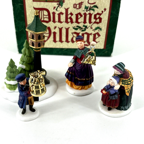 Dept 56 Heritage Village Collection TWO TURTLE DOVES 4-teiliges Set mit Box Weihnachten - Bild 3 von 8