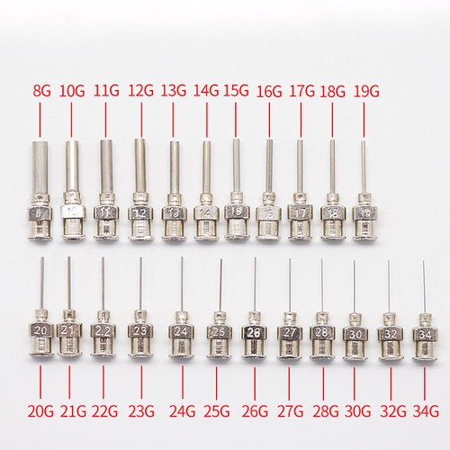 12pcs Blunt Tip Dispenser Needles Stainless Steel Needle Glue Adhesive 0 - Picture 2 of 27