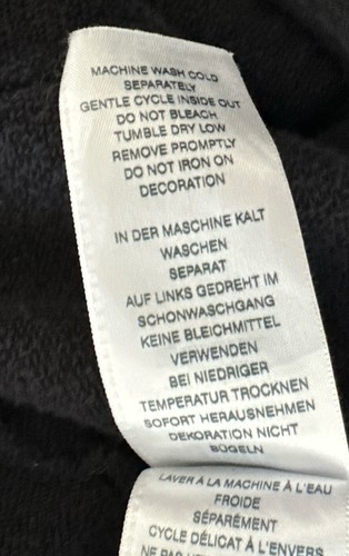 True Religion Zip Up Hoodie Black Sz XL Buddha Logo Jacket Sweatshirt - Picture 11 of 14