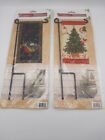 2 Celebrate It Mini Christmas Flags13.7" x 6" Merry Christmas Be Merry w/Stake