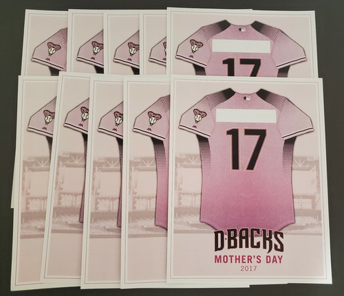 Lot of 10 Diamondbacks 2017 Mothers Day Dbacks Fan Cards / Sign - 8.5 x 11 - Picture 1 of 3