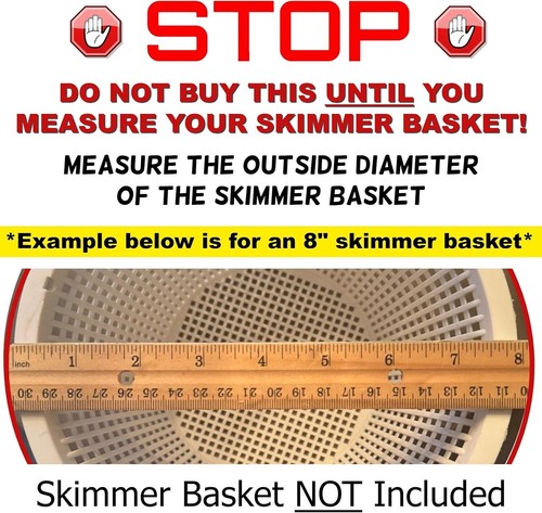 The Skimmie Cyclone - Fits 7" Pool Skimmer Basket Vortex Booster | Turbocharges - Picture 3 of 7