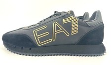 MENS EMPORIO ARMANI EA7 TRIPLE BLACK GOLD TRADINING SNEAKERS SHOES NEW COLLECTION