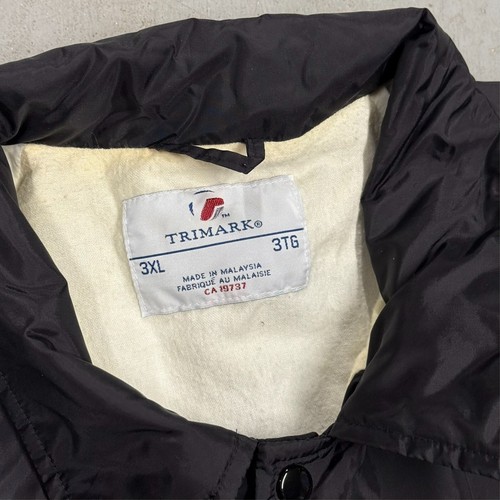 Vintage Rock'n Rye Fish'n Team Zip Up Windbreaker Shell Jacket Black XXXL - Picture 4 of 7