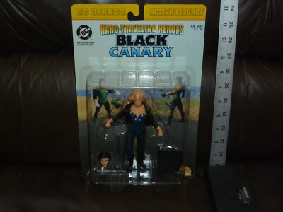 BLACK CANARY HARD TRAVELING HEROES 2000 6 INCH FIGURE DC DIRECT