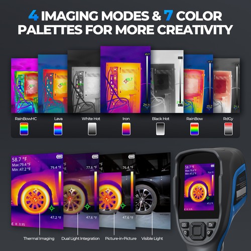TOPDON TC005 256*192 IR Resolution Dual-Camera Infrared Thermal Imaging Camera - Picture 2 of 15
