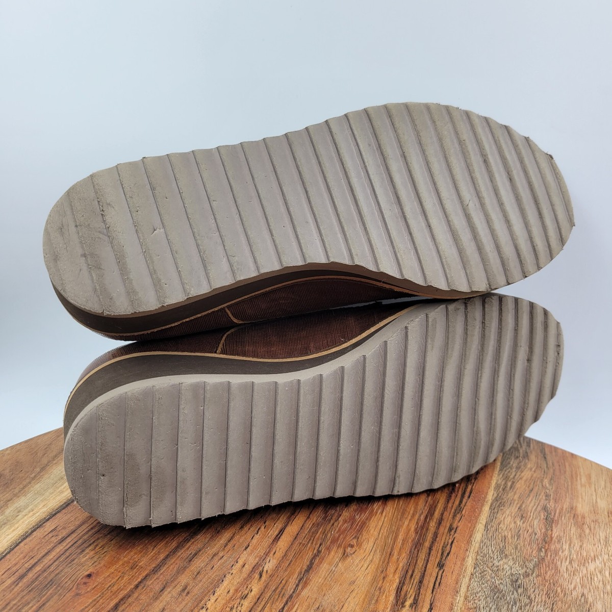 Sofft Salerno Wedge Oxford Shoes Women s 6M Brown Leather Distressed Comfort eBay