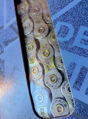 Shimano CHAIN Catena CN-HG73 9s 112 links per deore LX e 105 9 velocità - Picture 11 of 15