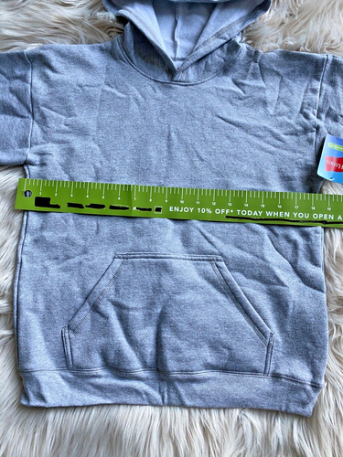 Hanes ComfortBlend¨ EcoSmart¨ Youth Hooded Sweatshirt, L - Picture 2 of 4