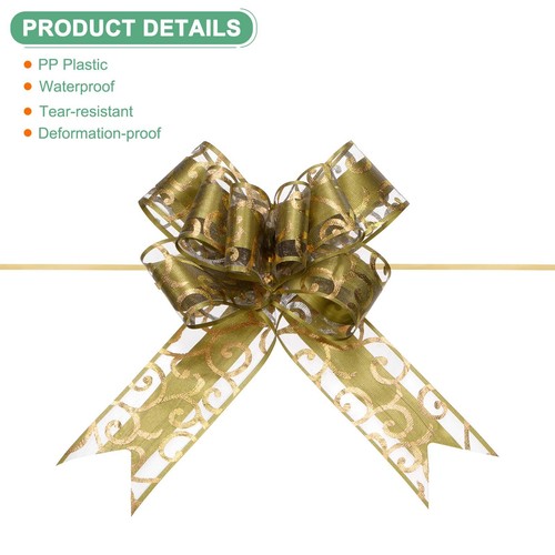 20-Pack Large Pull Bow 8 Inch 20cm Plastic Ribbon Pull Bows Ribbon Bows for G... - Picture 2 of 7