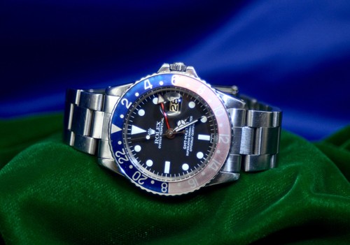 Rolex OysterPerpetual GMT-Master Pepsi Stainless Steel watch w/Date Ref. 1675 - Picture 6 of 9