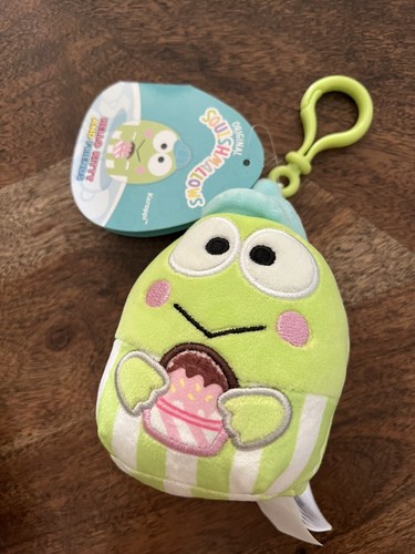 Hello Kitty Keroppi Clip Sanrio Squishmallows Neu mit Etikett Plüsch schwer zu finden - Bild 2 von 5
