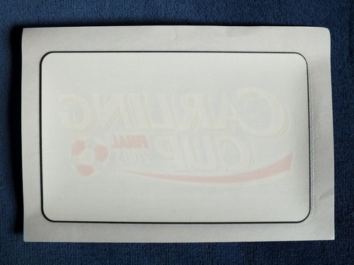 Lextra 2005 Carling Cup Final Player Issue Arm Patch Set Chelsea V Liverpool - Picture 5 of 7