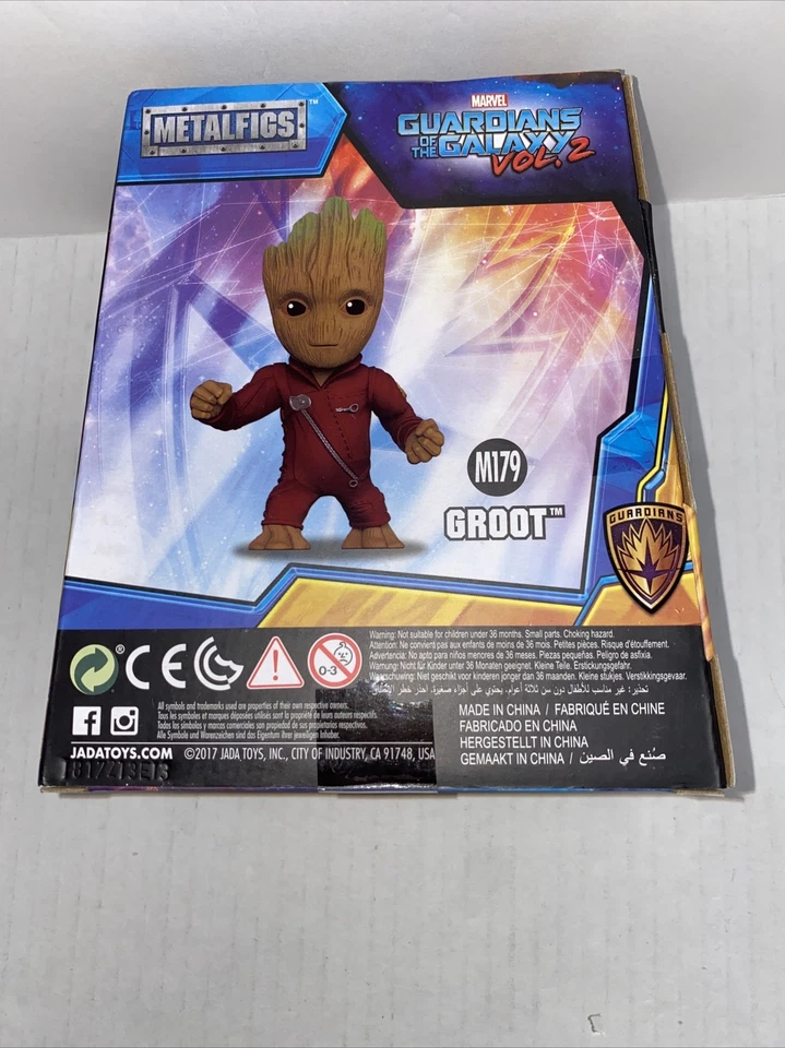 Marvel Guardianes de la Galaxia vol.2 Groot METALIFIGS Jada Sellado de Fábrica M179 Foto 3 de 4