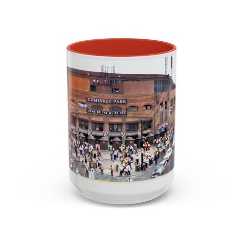 Taza de café Comiskey Park White Sox regalo para fanáticos del béisbol recuerdos deportivos - Imagen 2 de 65