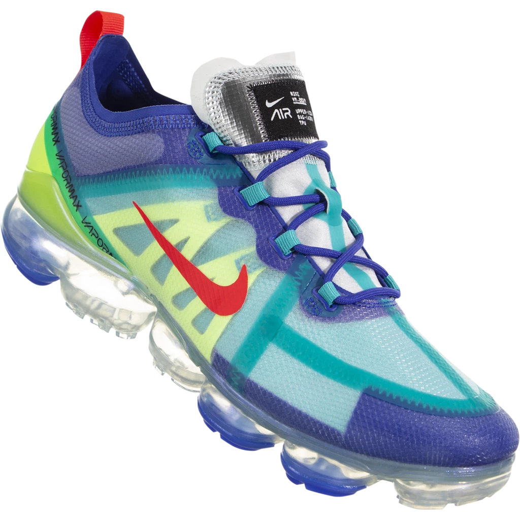 llenar agrio calor New Nike Air VaporMax 2019 Running Shoes Athletic Casual Blue-Red-Jade  SIZES 🔥 | eBay