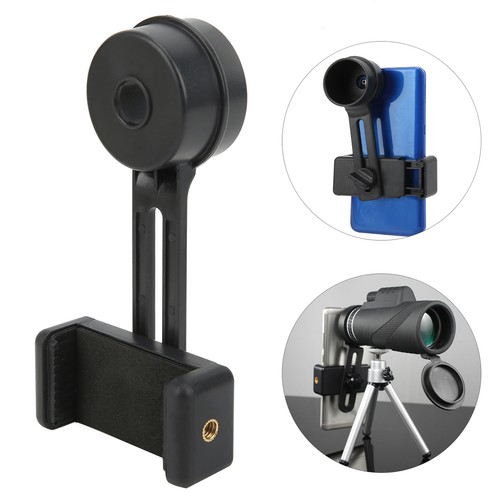 Telescope Phone Adapter Cell Phone Portable Digiscoping Mount Holder(Black) Hot - Zdjęcie 7 z 22