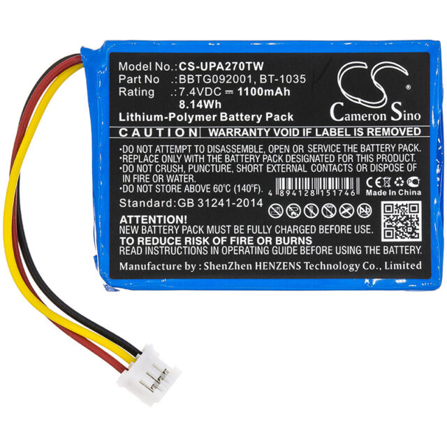 1100mAh Type BBTG092001 BT-1035 Battery for Uniden Atlantis 270- 1100mAh Type BBTG092001 BT-1035 Battery for Uniden Atlantis 270-