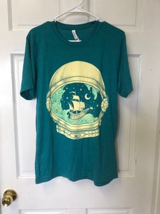 Bella-Canvas-Green-T-Shirt-Ocean-Ship-Size-Medium-NWOT