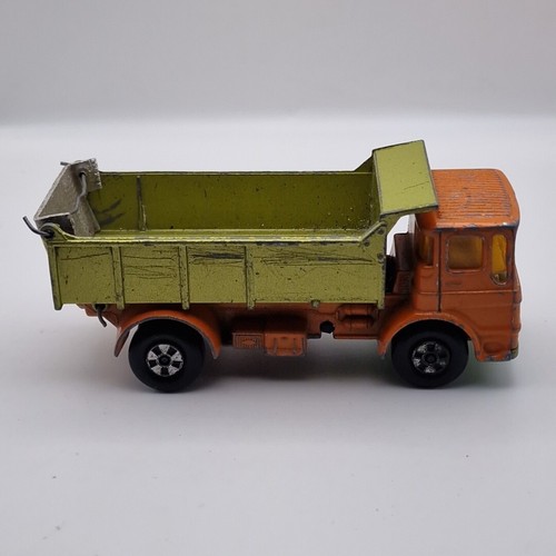 Matchbox Super Kings K-4 Leyland Tipper 1975 Made in England per ricambi o ri... - Foto 7 di 19