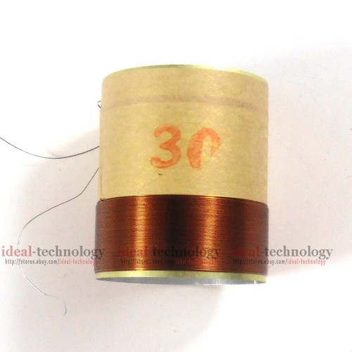 2pcs 30.5mm Voice coil Copper wire 8 Ohm For Loudspeaker Repair - Picture 3 of 5