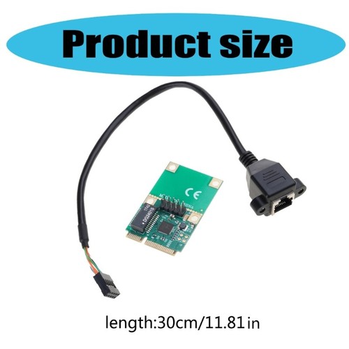 Mini PCI-E Gigabit Ethernet Card PCI-Express Network Card 10/100/1000Mbps - Picture 8 of 11