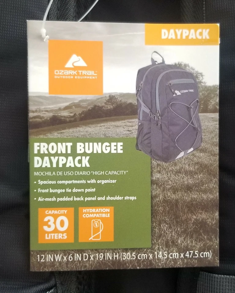 Ozark Trail, Mochila, Regreso al Cole, Senderismo (Gorra 30L), Bolsa para Laptop, Totalmente Nueva. Foto 4 de 4