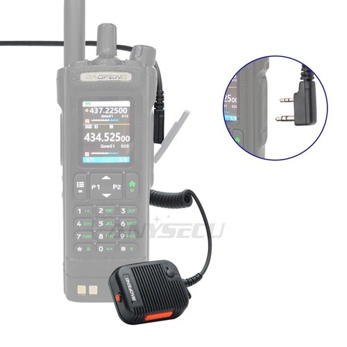 Nowy mikrofon głośnikowy Baofeng UV-32 DM-32 AR-152 wtyczka K regulacja głośności - Zdjęcie 9 z 10