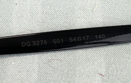 Occhiali da vista unisex Dolce & Gabbana DG 3278 501 54-17-140 Italia - SOLO MONTATURA - Foto 9 di 10