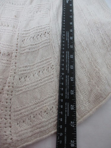 Lucky Brand Sweater Womens Small Open Front Cardigan Stretch Knit Sheer Wool - Picture 6 of 12