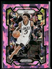 2023-24 Panini Prizm #127 Keyonte George Rookie Pink Ice