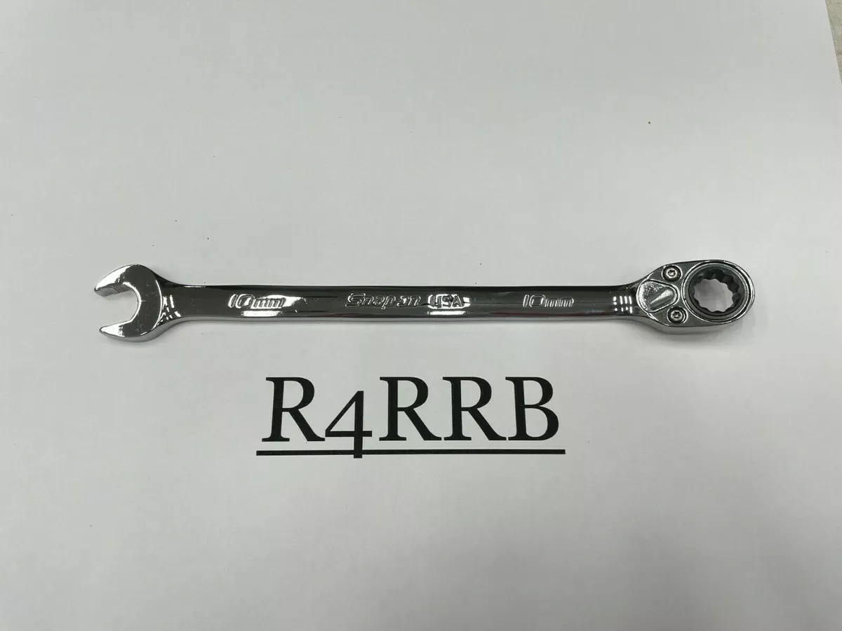 Snap on Tools USA NEW 10mm Metric Reversible Ratcheting Combo Wrench SOXRRM10A