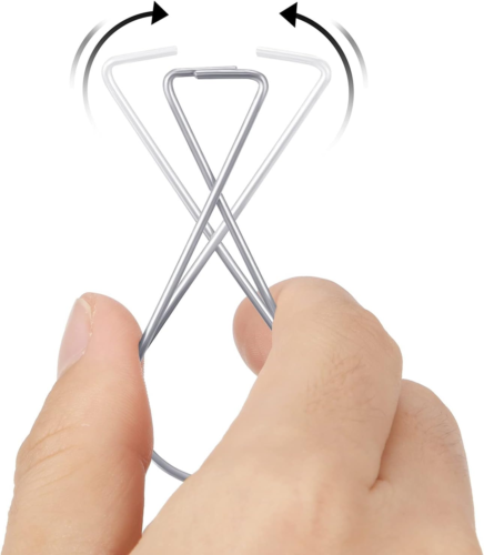 30 Packs Ceiling Hook Tile Hooks T-bar Clips Drop Grid Clip Heavy Duty for Light - Picture 4 of 12