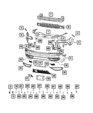 Hood / Trunk / Bumper Retainer Mopar 55347225