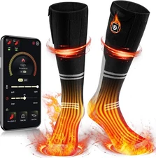 Heated Socks for Men Women 9V Constant Voltage 3000mAh Battery Rechargeable (L)2