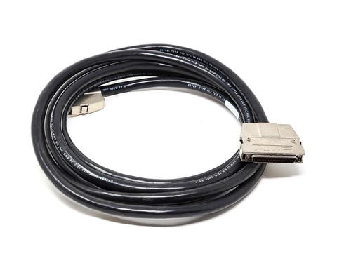 AMP Male 100 Pin SCSI to Male 100 Pin SCSI Data Cable 10' Cord Free Shipping - 第 1/3 張圖片