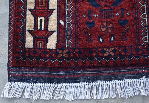 Alfombra 1'10 x 3'9 Anudada a Mano Tribal Turcos Jai Namaz, Pequeña Alfombra Persa - Imagen 9 de 10