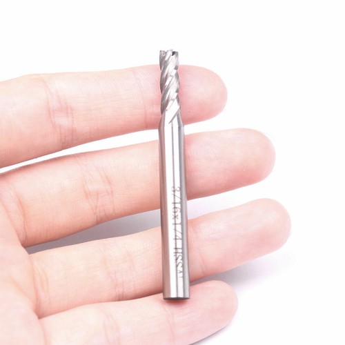 LSTOPGO 4x HSS 4 flautas vástago recto fresadora extremo fresa diámetro de corte 1/8x1/4 - Imagen 11 de 11