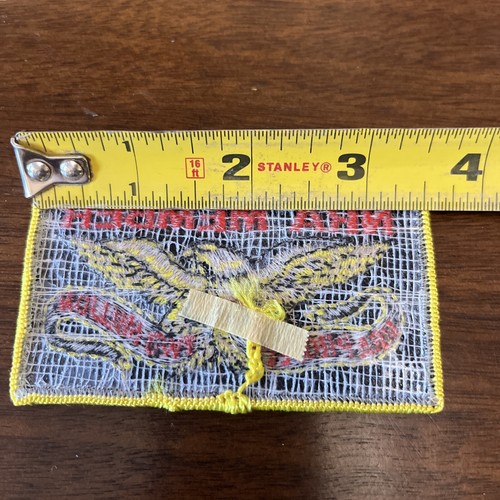 Vintage National Rifle Association Member Sew On Patch 1990's NRA Rectangle - Picture 2 of 2