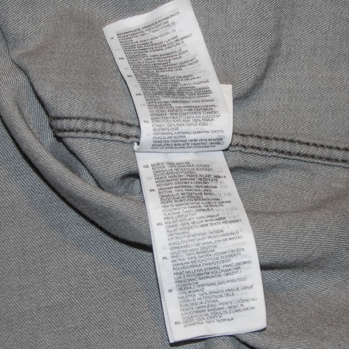 G Star Raw Men's Large Gray Snap Front Western Gray Shirt 3301 Slim Fit - Picture 10 of 10