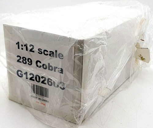 GMP 1/12 Scale Diecast G1202603 - Shelby 289 Cobra White 1 of 1000 Pcs - Picture 12 of 12