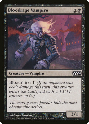 4 Bloodrage Vampire 4x x4 - NM/LP - Core Sets (M10-14) - SPARROW MAGIC