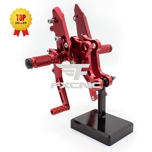 Para MSX125 MSX 125 GROM 2017-2020 Juego Trasero Delantero Reposapiés Pedal Rojo - Imagen 16 de 18