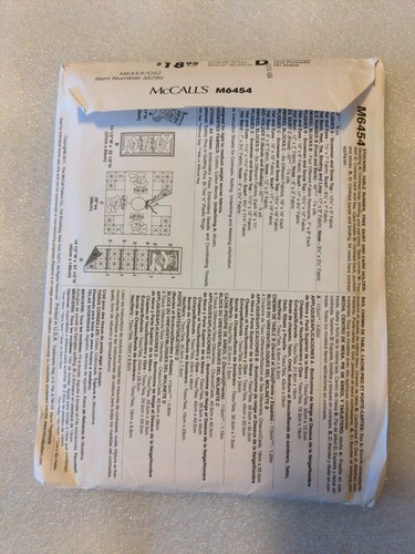 McCall's Crafts M6454 Stockings, Table Runner, Tree skirt Sewing Pattern Uncut - Picture 2 of 3