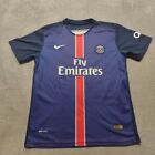 Ibrahimovic 10 PSG Paris Saint Germain T Shirt Youth Medium Blue Nike Dry Fit